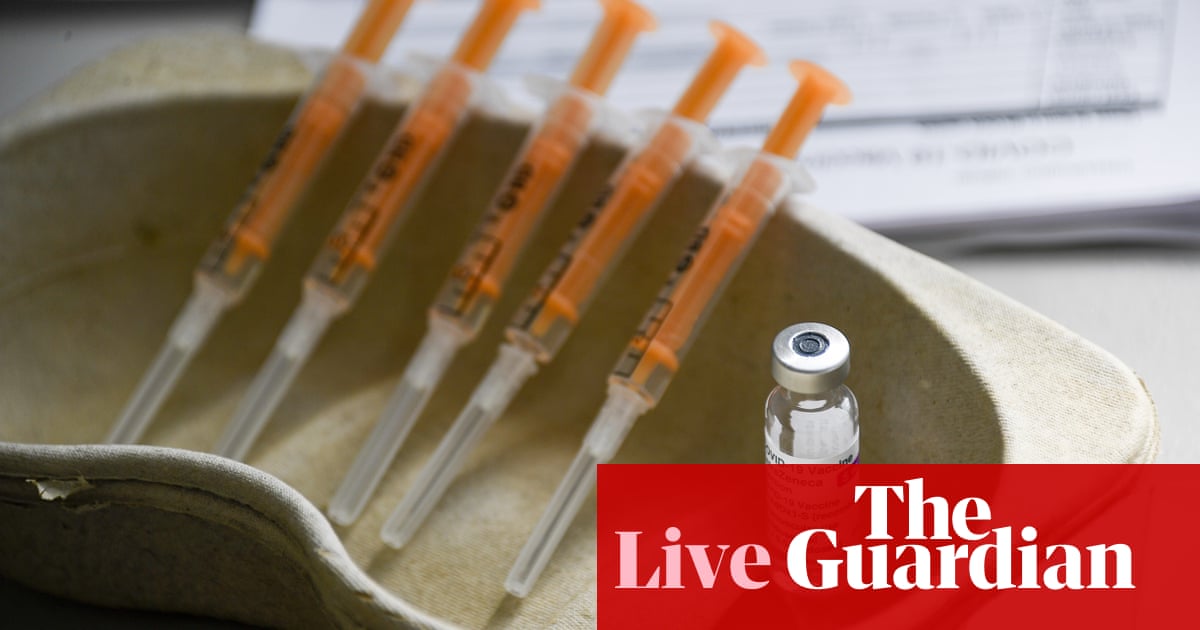 Coronavirus live news: vaccinated 'three times less likely to test positive'; 220,000 children in England jabbed