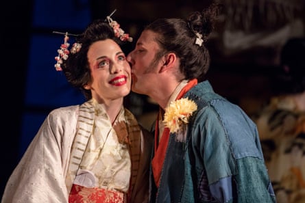 Rebecca Bottone and Nicholas Sharratt in Scottish Opera’s The Mikado.