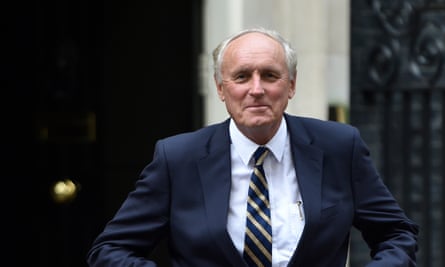 Paul Dacre, the former editor of the Daily Mail, in Downing Street