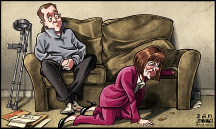 Ben Jennings on expected benefits cuts in Labour’s spring statement – cartoon