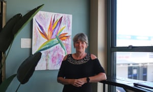 Marion Hughes, an artist from Gladstone