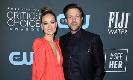 Jason Sudeikis with his ex-partner Olivia Wilde.