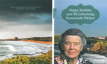 Rosamunde Pilcher’s 90th birthday card. She was a cult figure in Germany