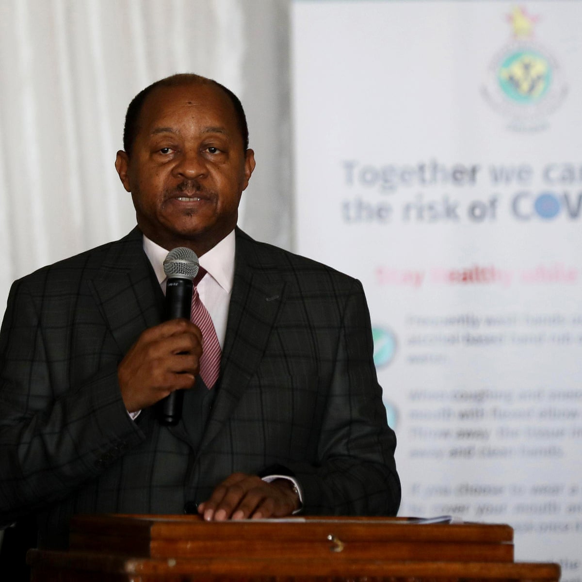 Zimbabwe Health Minister Facing Coronavirus Corruption Charge Sacked Governance The Guardian Zimbabwe Health Minister Facing Coronavirus Corruption Charge Sacked Governance The Guardian