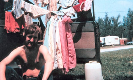 Chris Stringer at a campsite in Yugoslavia, 1971, on the roadtrip that defined his career and changed his life.