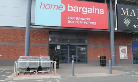 The Home Bargains store at Shrub Hill retail park in Worcester