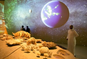 Is this the 400-million-year-old fish? … a gallery of desert artefacts.