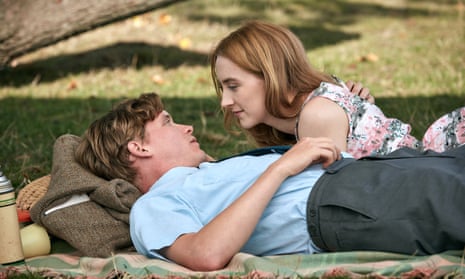 On Chesil Beach film still of Billy Howle and Saoirse Ronan