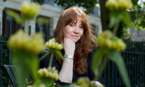 Eimear McBride pictured in a garden