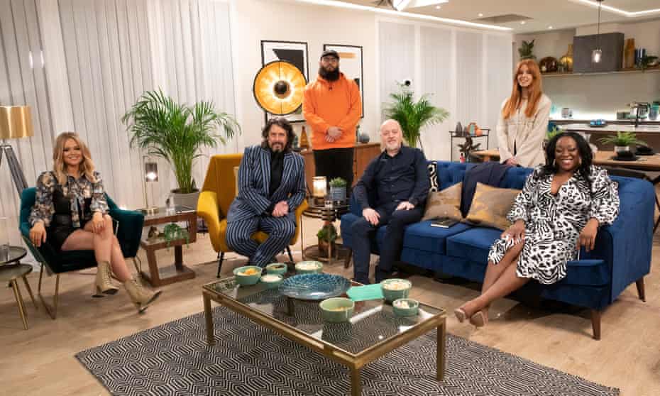 Emily Atack, Laurence Llewelyn-Bowen, Jamali Maddix, Bill Bailey, Stacey Dooley and Judi Love in This Is My House.