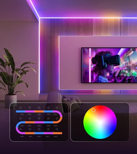 Govee Strip Light Pro smart lighting installed in a home