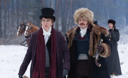 Dano (left) with Tom Arnold in the BBC adaptation of War and Peace.