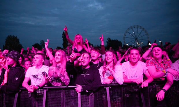 The audience at Newcastle’s This is Tomorrow festival in 2021, but this year’s event has been cancelled after poor sales. 