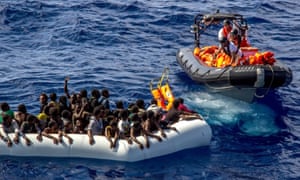 MSF rescue mission in the Mediterranean
