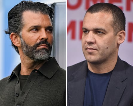 Donald Trump Jr and Umar Kremlev.