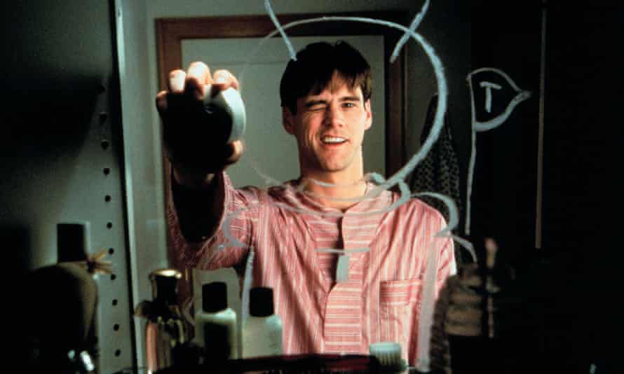 Jim Carrey in The Truman Show.