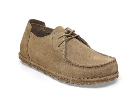 A taupe Birkenstock Utti Lace