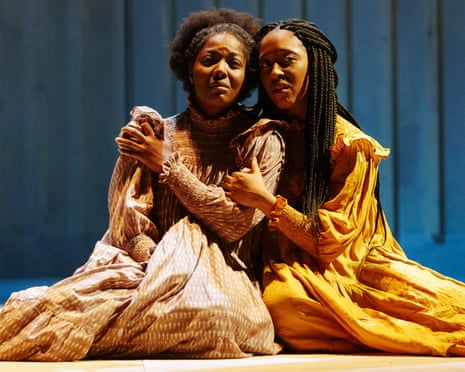 T’Shan Williams (Celie) and Danielle Fiamanya (Nettie) in The Color Purple.