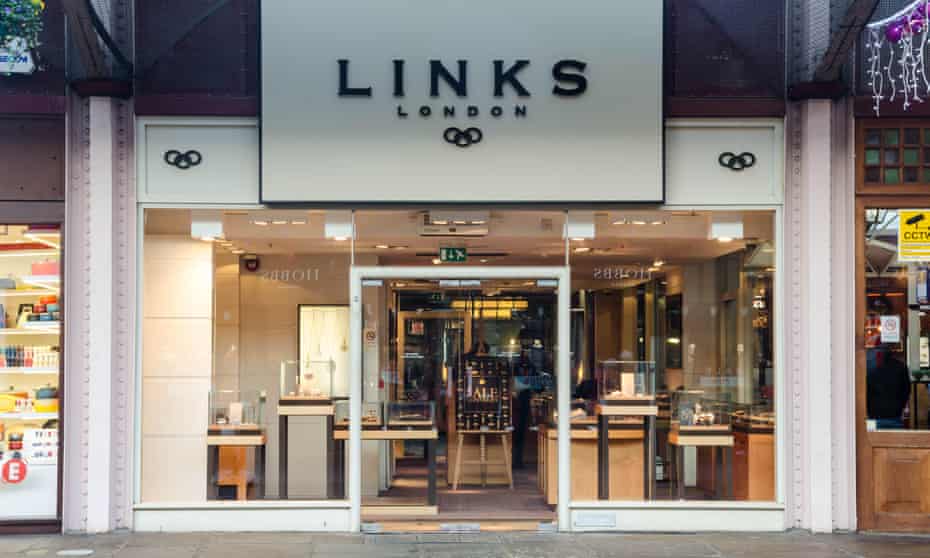 The Links of London store in Windsor.