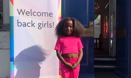 Yvonne Ndege’s daughter Safari arriving back at school after lockdown