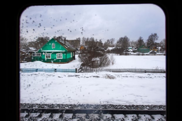 View from window of the Trans-Siberian train