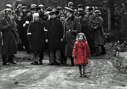 Actor Oliwia Dabrowska (foreground) in Spielberg’s1993 Holocaust drama Schindler’s List