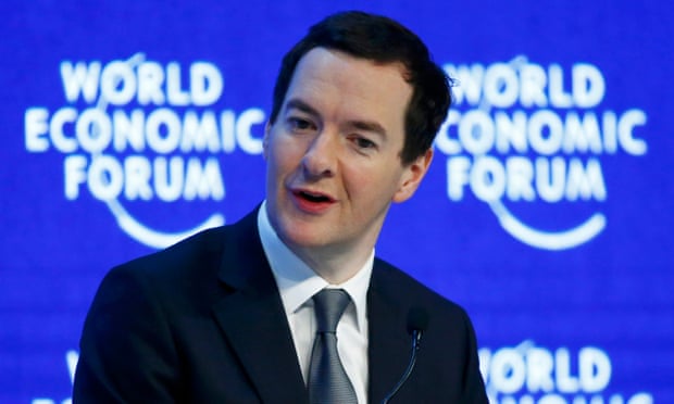 George Osborne at Davos in 2016.
