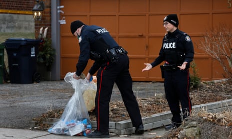 police guard house they searched in toronto