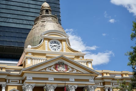 a clock on top of a building