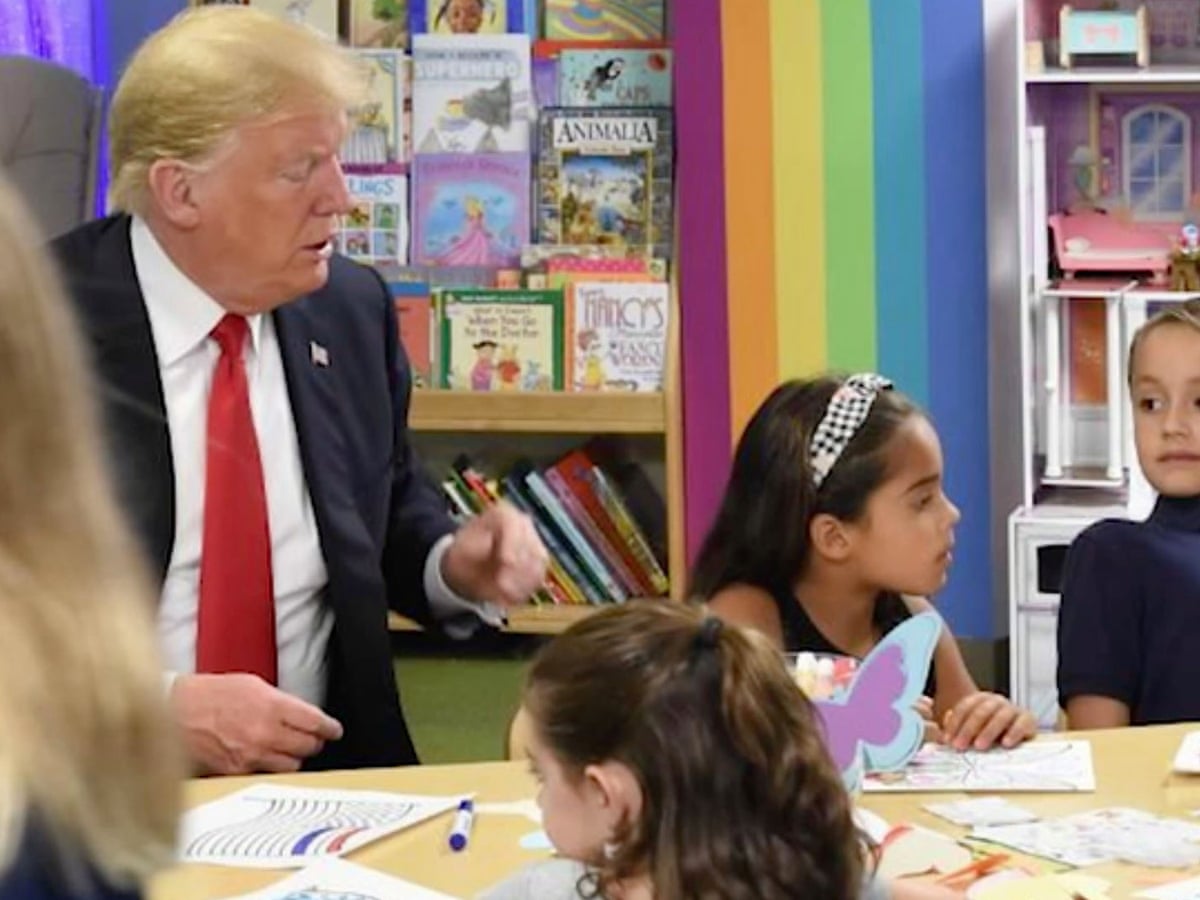 How Trump Created A New American Flag With An Added Russian