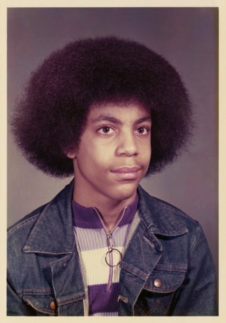 Prince in the ninth grade at Bryant Junior High, Minneapolis, 1973 