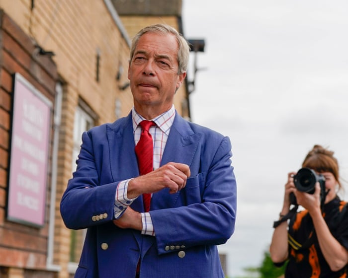 In Nigel Farage’s shoes, a less experienced politician might panic