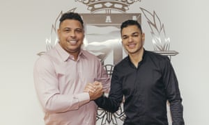 Hatem Ben Arfa meets the big man.