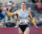 Amy Hunt pipped into second by Kayla White on return from European gold rush