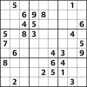 sudoku 4483 expert life and style the guardian