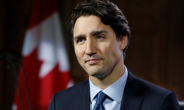  Justin Trudeau ... nice-looking for a politician. Photograph: Chris Wattie/Reuters  