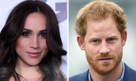 Composition picture showing Meghan Markle and Prince Harry.