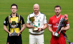 Gloucestershire’s Gareth Roderick, Yorkshire’s Andrew Gale and Lancashire’s Steven Croft