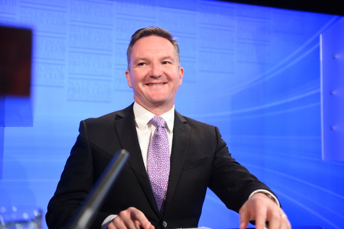 Shadow Treasurer and member for McMahon, Chris Bowen delivers the Opposition’ budget reply at the National Press Club in Canberra, Tuesday, May 10, 2016.