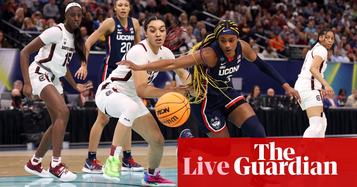 Women’s NCAA Tournament 2022 final: UConn v South Carolina – live!
