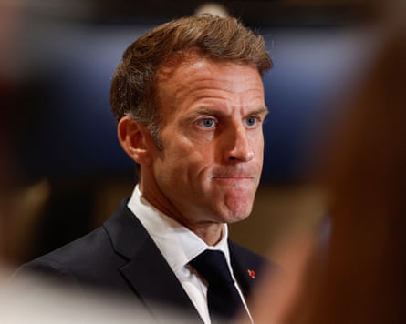 French president Emmanuel Macron.