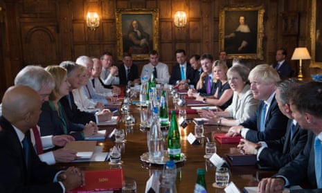 Theresa May holds a cabinet meeting at Chequers.