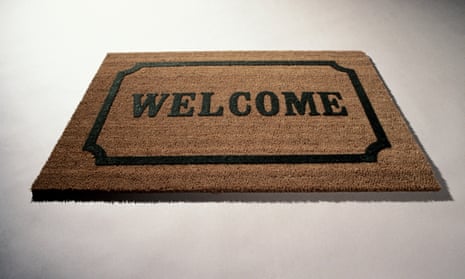 ‘Welcome’ door mat