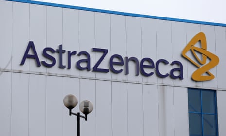 An AstraZeneca logo