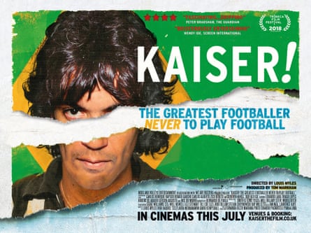 A film poster for Kaiser! The Greatest Footballer Never to Play Football.
