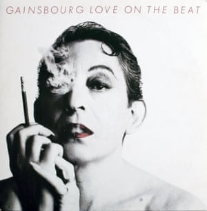 Serge Gainsbourg – Love on the Beat, Philips, 1984, by William Klein  French singer Serge Gainsbourg dressed in drag for the cover of Love on the Beat. Gainsbourg gave up alcohol for 12 days ahead of the shoot with legendary photographer William Klein to make himself beautiful