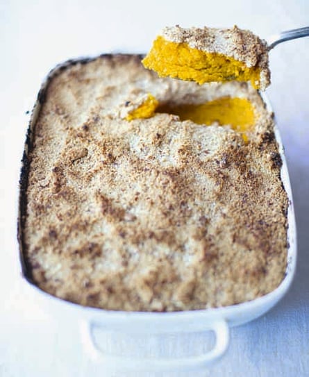 A crumble-cake made with squash – they’ll never guess what’s in it.