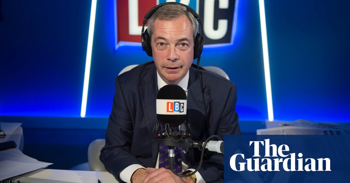 Nigel Farage to leave radio station LBC with immediate effect