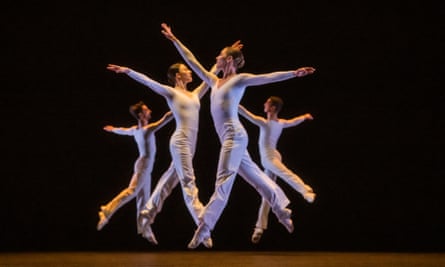 Lyon Opera Ballet perform Dance by Lucinda Childs at Sadler’s Wells.