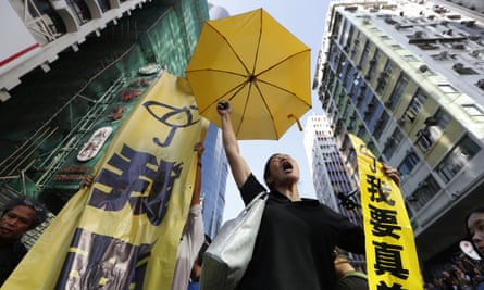 Umbrella movement protesters